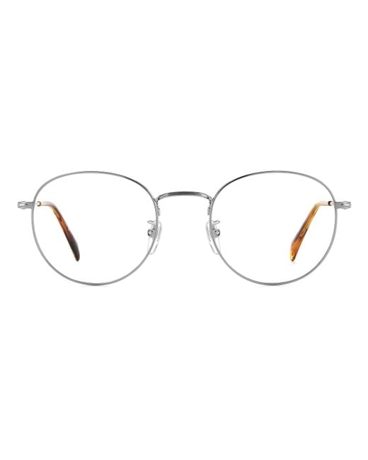 David Beckham Black Db 1152 6Lb Optical Frames Metal Round for men