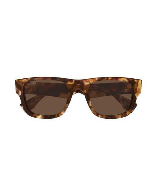 Gucci Black Gg2009S 001 Sunglasses Acetate Squared for men