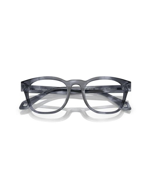 Giorgio Armani Black Ar7242 5986 Optical Frames Acetate Transparent Squared Normal for men