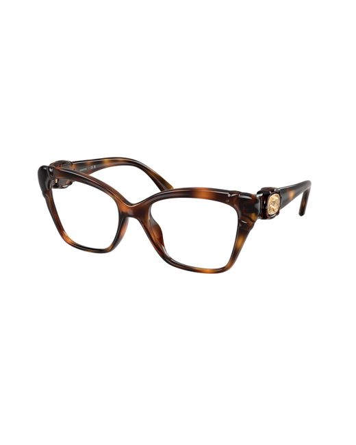 Swarovski Black Sk2056U 1002 Optical Frames Injected Cat Eye Normal