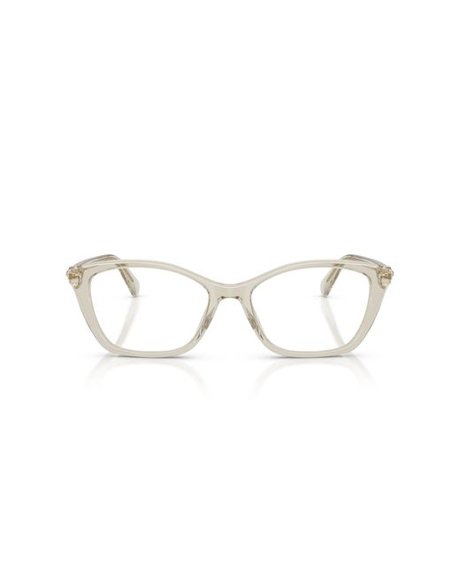 Swarovski Black Sk2065 3003 Optical Frames Acetate Transparent Pillow Normal