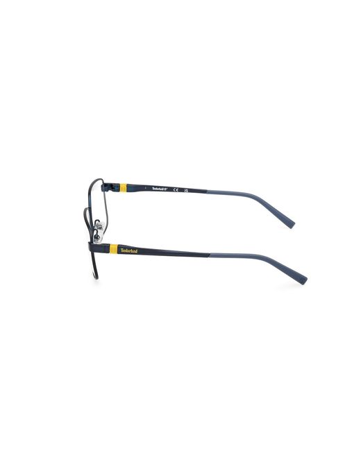 Timberland Black Tb50068 091 Optical Frames Metal Squared Normal for men