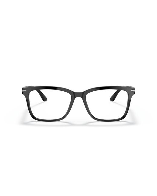 Prada Black Pr 14Wv 1Ab1O1 Optical Frames Acetate Squared Normal for men