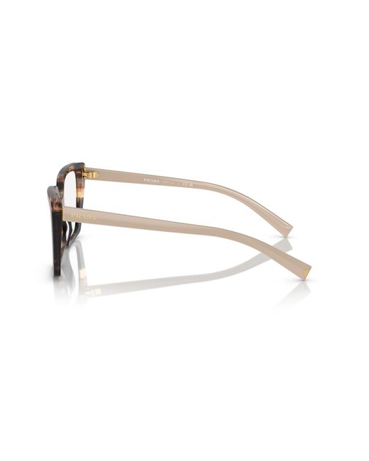 Prada Black Pr 16Zv 07R1O1 Optical Frames Acetate Squared Normal