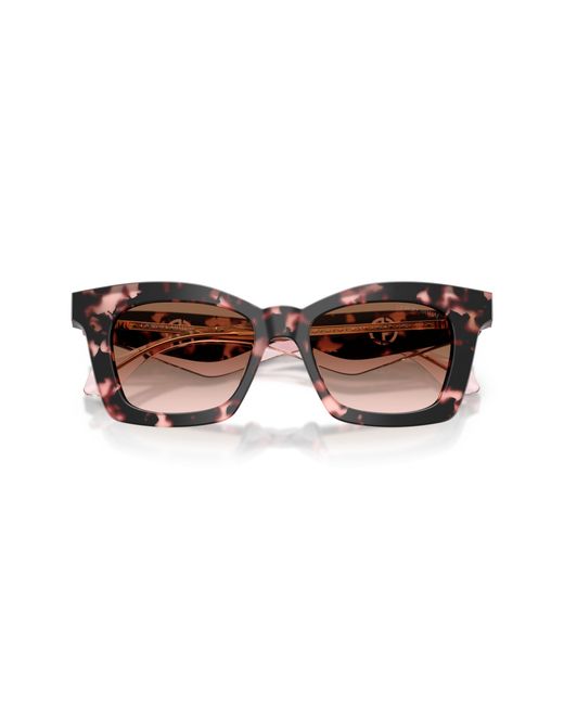 Giorgio Armani Black Ar8235U 623013 Sunglasses Acetate Butterfly Normal Shaded
