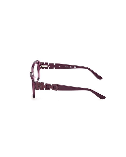 Guess Black Gu50322 081 Optical Frames Acetate Squared Normal