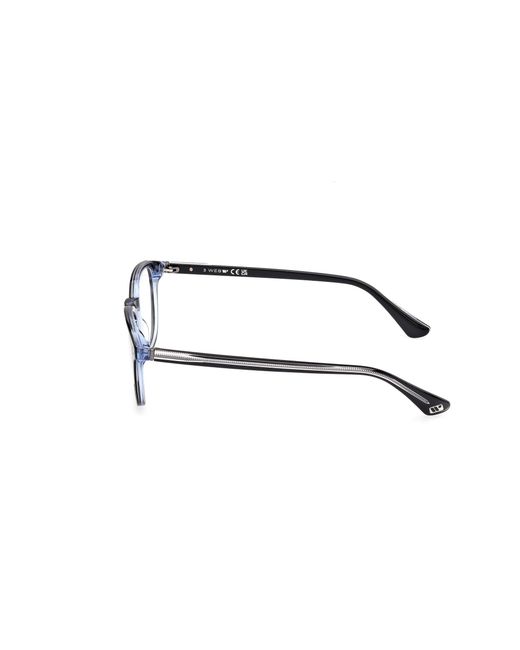Web Black We5441 005 Optical Frames Acetate Round Normal for men