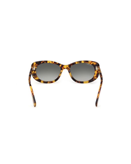 MAX&Co. Black Mo0155 53P Sunglasses Acetate Butterfly Normal