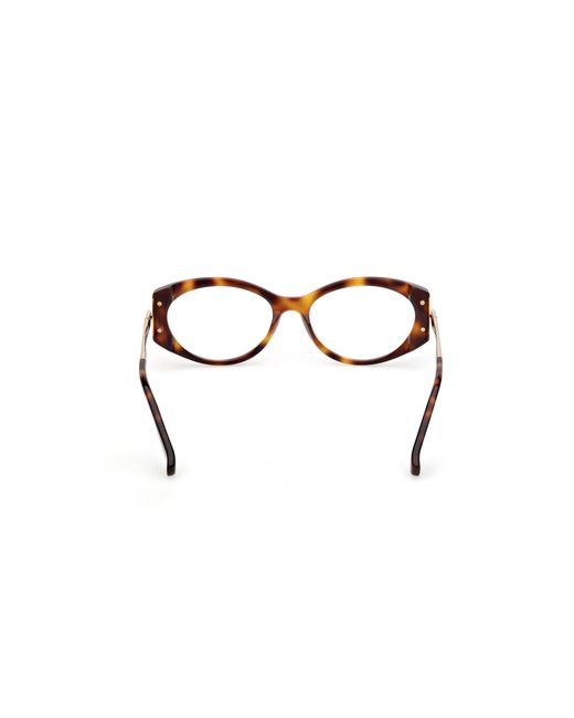 Max Mara Black Mm5204 052 Optical Frames Acetate Round Normal