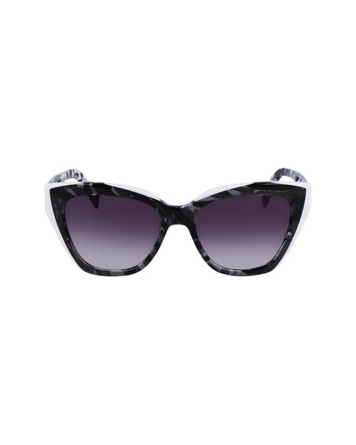 Liu Jo Black Lj784S 006 Sunglasses Acetate Butterfly Normal Shaded
