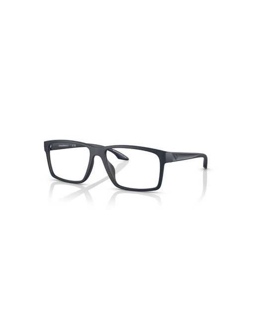 Emporio Armani Black Ea3210U 5065 Optical Frames Plastic Squared for men