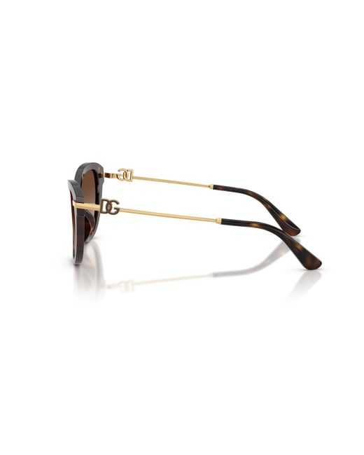Dolce & Gabbana Black Dg4534 502/13 Sunglasses Acetate Butterfly Normal Nuanced