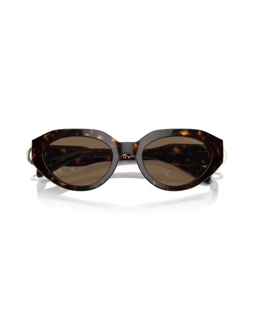 Michael Kors Black Mk2192 Empire Oval 328873 Sunglasses Acetate Round Normal