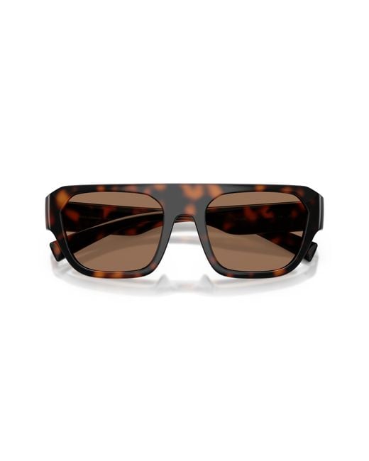 Dolce & Gabbana Black Dg6206 502/73 Sunglasses Injected Squared Normal for men