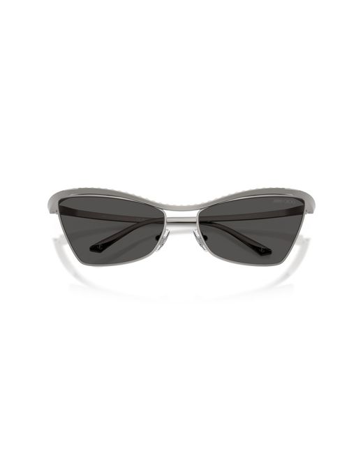 Jimmy Choo Black Jc4014H 300487 Sunglasses Metal Cat Eye Normal