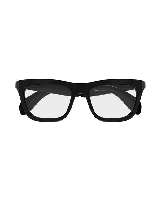 Gucci Black Gg1933O 001 Optical Frames Injected Transparent Squared for men