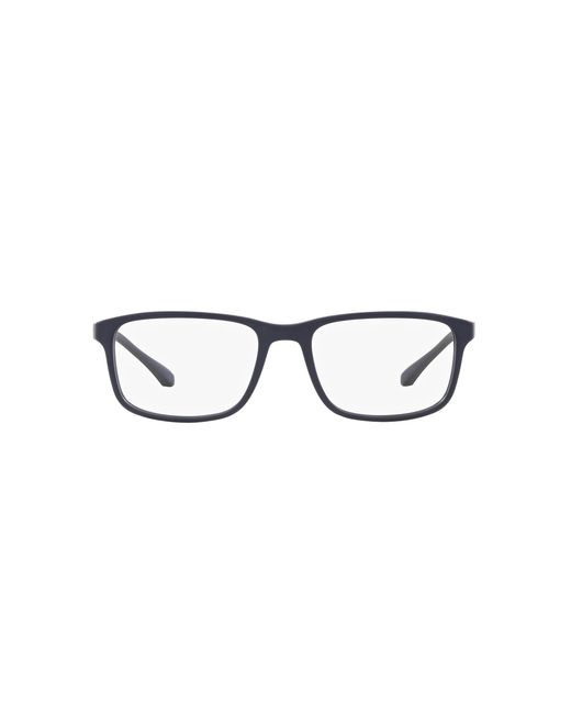 Emporio Armani Black Ea3098 5088 Optical Frames Acetate Squared for men