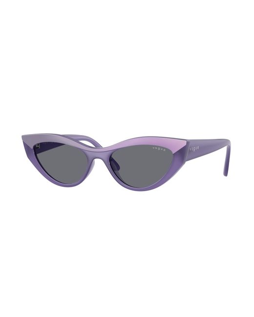 Vogue Eyewear Black Vo5637Su 3219/1 Sunglasses Nylon Cat Eye Normal