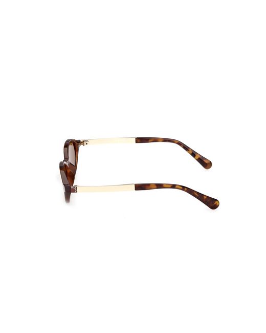 MAX&Co. Black Mo0158 93N Sunglasses Injected Round Normal
