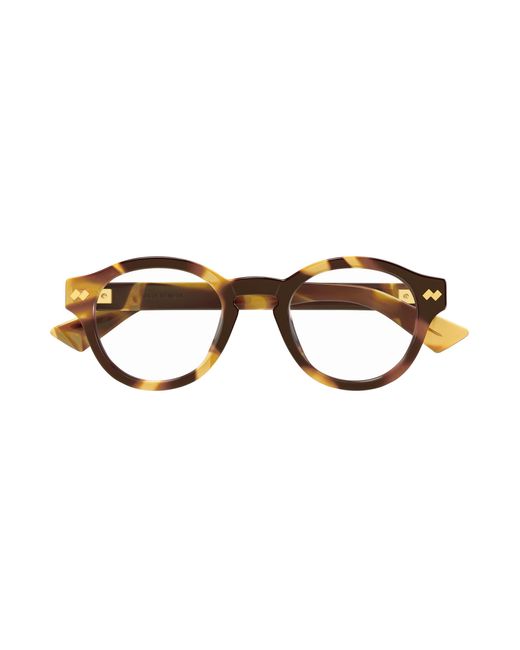 Bottega Veneta Black Bv1444Oa 002 Optical Frames Acetate Transparent Round