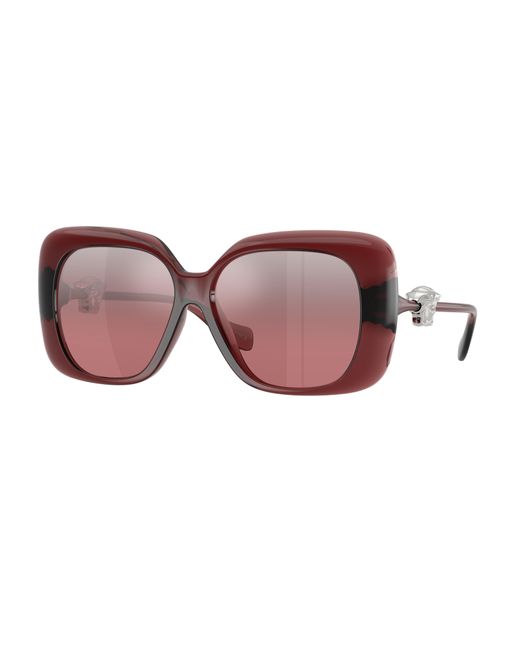 Versace Black Ve4499U 55397E Sunglasses Injected Squared Normal Nuanced