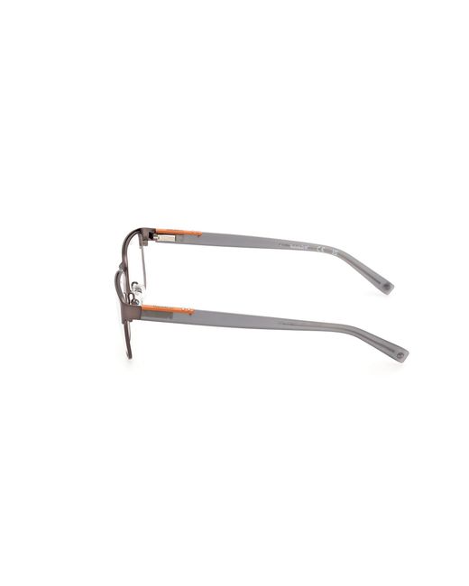 Timberland Black Tb50002 009 Optical Frames Metal Squared Normal for men