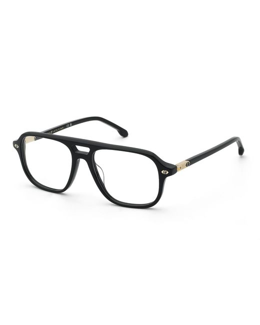 Lozza Black Vl4419 700 Optical Frames Acetate Squared for men
