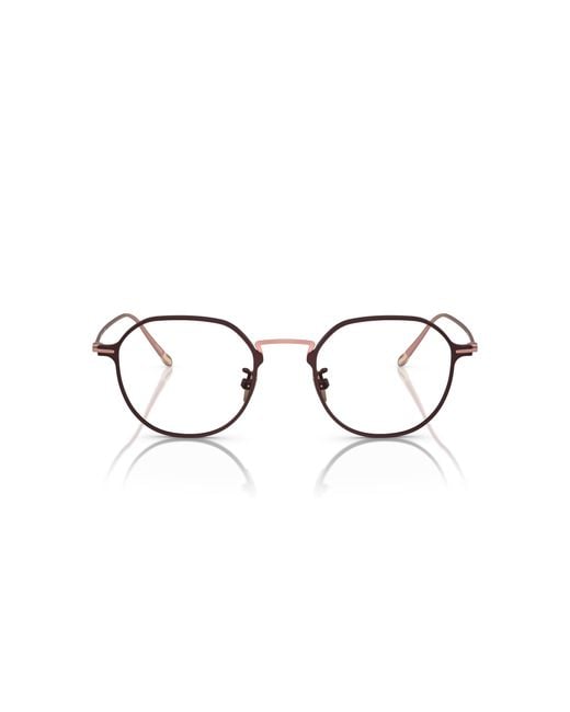 Giorgio Armani Black Ar6138Tm 3347 Optical Frames Titanium Transparent Pantos Normal for men