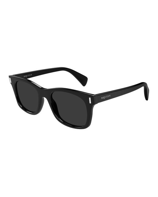 McQueen Black Am0551S 001 Sunglasses Acetate Squared for men