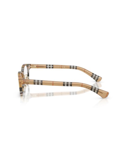 Burberry Black Be2447D 4163 Optical Frames Acetate Round Normal