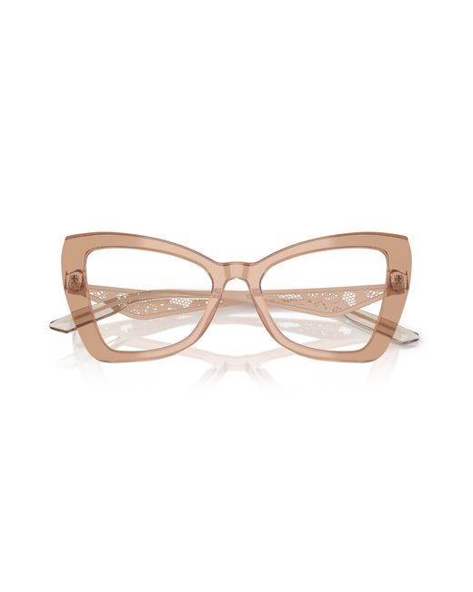 Dolce & Gabbana Black Dg3409 3432 Optical Frames Acetate Transparent Cat Eye Normal