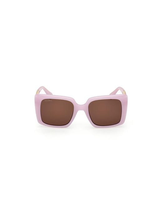 MAX&Co. Pink Mo0134 72E Sunglasses Injected Squared Normal