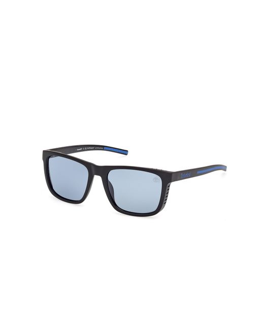 Timberland Black Tb00086 02D Sunglasses Injected Squared Polarized for men