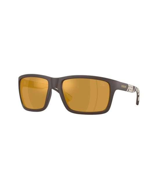 Burberry Black Be4483 42345A Sunglasses Injected Squared Normal for men