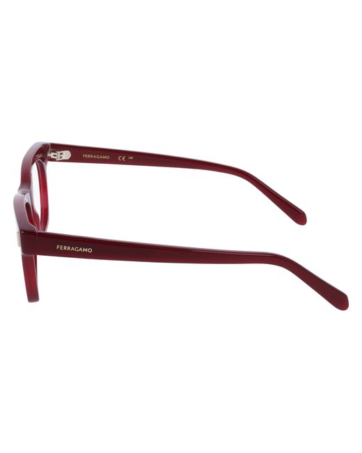 Ferragamo Black Sf3025 653 Optical Frames Acetate Squared Normal