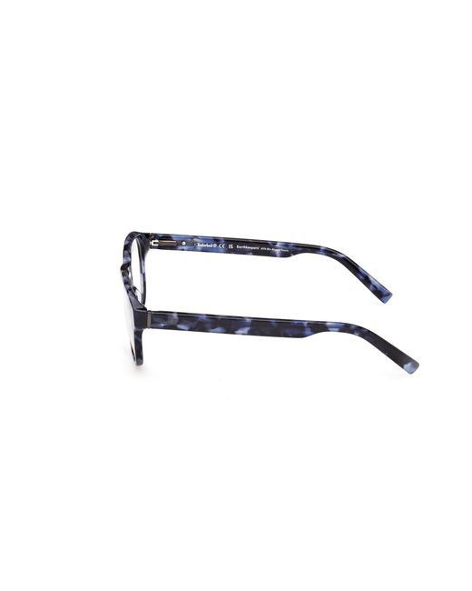 Timberland Black Tb50052 056 Optical Frames Acetate Round Normal for men
