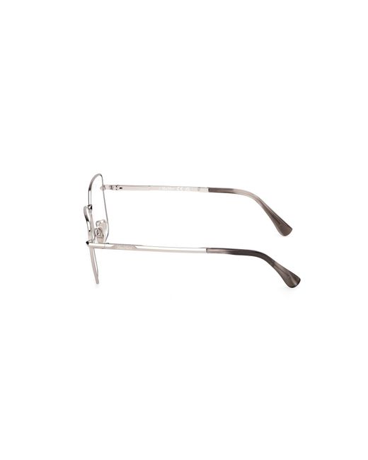 Max Mara Black Mm5187 014 Optical Frames Metal Round Normal