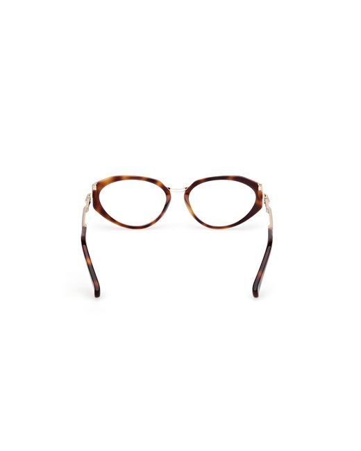 Max Mara Black Mm5185 052 Optical Frames Acetate Cat Eye Normal
