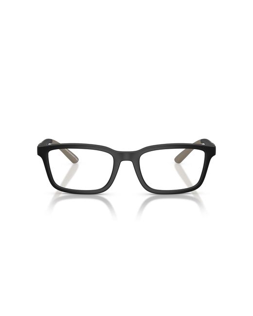 Emporio Armani Black Ea3259 5001 Optical Frames Injected Squared Normal for men