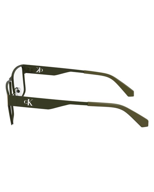 Calvin Klein Black Ckj24208 309 Optical Frames Metal Squared Normal for men