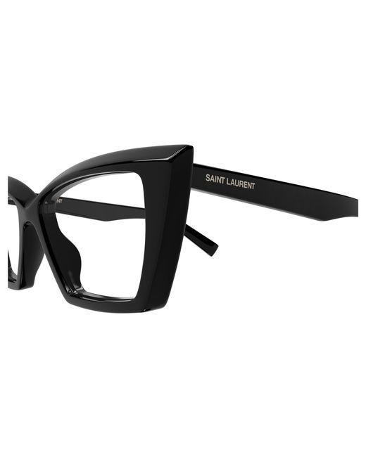 Saint Laurent Black Sl 657 Opt 001 Optical Frames Acetate Transparent Cat Eye