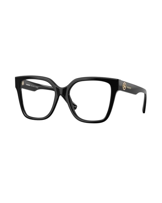 Burberry Black Be2443 4203 Optical Frames Acetate Squared Normal