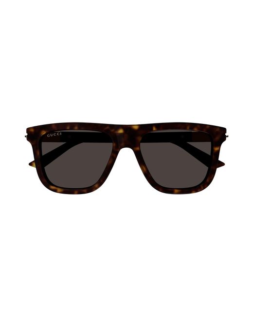 Gucci Black Gg1502S 002 Sunglasses Acetate Squared for men