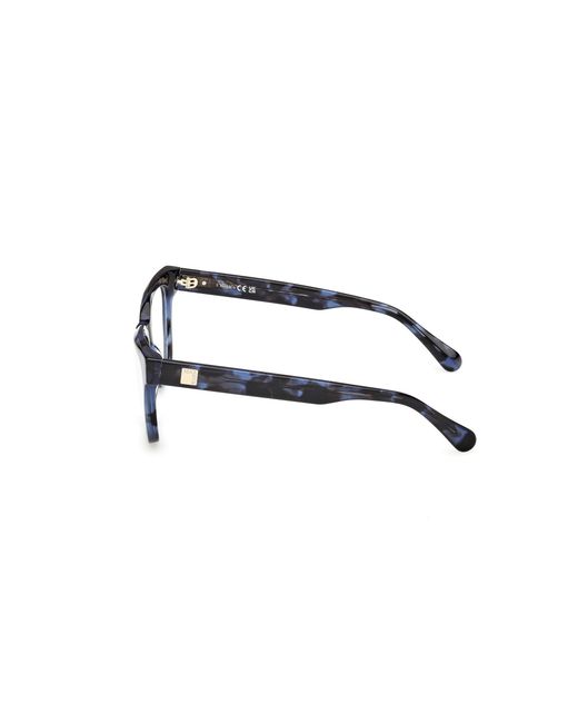 MAX&Co. Black Mo5187 55A Optical Frames Acetate Squared Normal