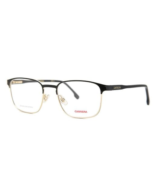 Carrera Black 253 2M2 Optical Frames Metal Geometric for men