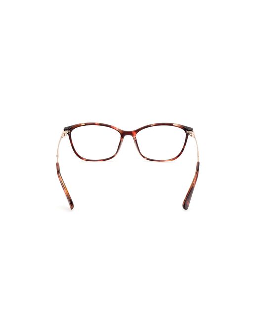 MAX&Co. Black Mo5083 55A Optical Frames Injected Squared Normal