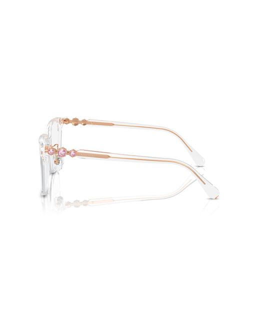 Swarovski Black Sk2026D 1027 Optical Frames Acetate Geometric Normal
