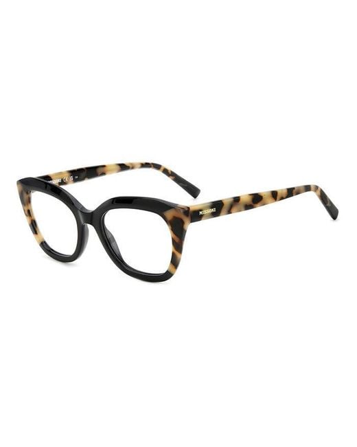 Missoni Black Mis 0157 Wr7 Optical Frames Acetate Squared