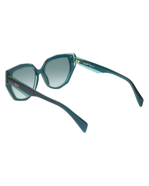 Liu Jo Black Lj828S 309 Sunglasses Acetate Petrolium Geometrica Normal