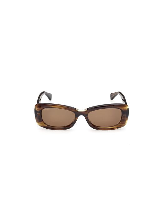 Max Mara Black Mm0197 61N Sunglasses Acetate Squared Normal